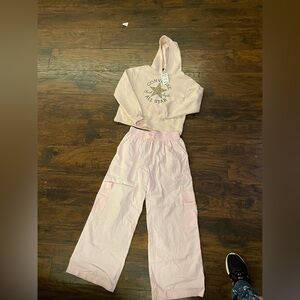 Converse Light Pink Wide Leg Women's Pants no tagg but is like S/M